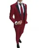 Costume trois pièces pour hommes, Blazer + gilet + pantalon, nouvelle collection, coupe cintrée, revers, costumes de mariage, ensemble de marié, Costume Homme F3ot #