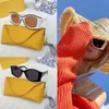 Lunettes de soleil à la mode pour femmes en panneau de fibres d'acétate Lunettes de soleil bicolores à la mode et à la mode Lunettes de soleil luxueuses pour femmes