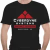 Terminator Shirt Cyberdyne Systemen Skynet Ctrol Systeem Frt Double Side Nieuwe Fi Mannen Korte Mouw Cool T-shirt T8QW #