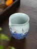 ティーウェアセットJingdezhen Blue and White Porcelain Fair Cup Tea Divider Set Male Large Gomation均一なアクセサリー