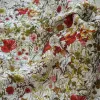 Stoff Frühlingsblume Garn gefärbter Jacquardstoff Damen Pastoralkleid Make-up-Tasche Diy Nähstoff 50cmx150cm
