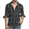 Luxury Skull Floral LG Sleeve Shirt Men Hawaiian Slim Fit 3D Druku