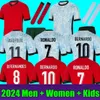 24 25 Maillots de football PoRtuGal B.FERNANDES Maillot de l'équipe nationale du RUNO FERNANDES JOAO FELIX RONALDO Bernardo Diogo J. JOAO CANCELO Chemise de football pour hommes Kit chaussette ensemble complet