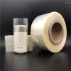 Present Wrap 200pcs/Lot Clear PVC Heat Shrink Sleeve Film Bands för 5G 10G 15G 20G plastiska kosmetiska flaskor burkar med pottenbehållare