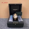 Reloj de pulsera AP de gama alta 77244OR.GG.1272OR.01 Serie Millennium Reloj mecánico manual para mujer con piedra de ópalo y oro rosa de 18 quilates