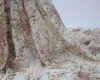 Stof oogje borduurwerk chiffon stof bloemenprint jurk maken 150 cm breed, verkocht op maat gesneden