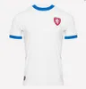Rozmiar S-4xl Nowe koszulki piłkarskie Republiki Czechy Szwajcaria dom 24 25 Austria Red Blue White 2024 2025 Koszulki sportowe sportowe Serbia Camisola Serbia Camisola