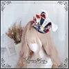 Party Supplies Lolita Hair Accessories Handgjorda Violet Blue Ear Bowler Hat Can Toy Circus