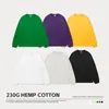 INFLATION noir uni à manches longues T-shirts printemps couleur bonbon surdimensionné coton T-shirts unisexe Hip Hop T-shirts 240319
