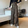 Pantalon femme Guilantu mode léopard taille haute Vintage décontracté femme jeune Streetwear hip-hop pantalon large