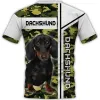 Plstar Cosmos Camoue Rottweiler 3D T-shirt imprimé Harajuku T-shirts T-shirts Funny Dog Men For Women Short Sleeve N0O2 #