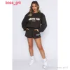 Damen Trailsuits Zwei Stücke Set Designer 2024 Neue Hoodies Short Hosenbrief gedruckte Pullover für Frau Mutter junges Mädchen