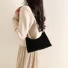 Bolsas de ombro femininas bolsa moda axilas casual elegante zíper tendências bolsas