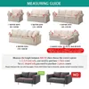 1/2/3/4 Seat Velvet Plush Sofa Covers för vardagsrum All-Inclusive Couch Cover Elastic Case SOFA Slipcover Stretch 240313