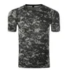 Camicia mimetica Quick Dry Calzamaglia traspirante T-shirt tattica militare Maglietta Compri da uomo Fitn Summer Bodybulding s1Id #