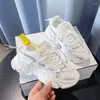 Casual Schuhe Frauen Chunky Turnschuhe Höhe Zunehmende Zapatillas Air Mesh Frauen Plattform Schuh Atmungsaktive Sport Laufen