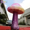 Modèle de champignon d'éclairage gonflable personnalisé 3-5mH, jouets, plantes artificielles de gonflage sportif pour décoration de fête et d'événements