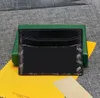 Lüks tasarımcı çantası gy deri cüzdan kart tutucu mini cüzdanlar gerçek deri kart sahibi para çantası erkek ve kadın cüzdan kartı tutucu anahtar zile çantası kutu