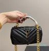 Designer -mini Classic lock shoulder bag gold and silver hardware crossbody bag handbag gift tote bag