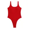 Damen-Bademode, dünner Badeanzug, stilvoller Monokini in Bonbonfarben, rückenfrei, einteilig, für Damen, schnell trocknende Strandmode mit Sommer