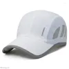 Berretti Visiera da corsa Berretto ad asciugatura rapida Protezione solare Cappelli per la pulizia per le donne Attrezzi sportivi Cappello a rete da baseball per uomo all'aperto