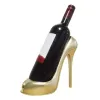 Miniatures High Heel Shoe Wine Bottle Holder Stylish Wine Rack Gift Basket for Home HighHeel Statue Sculptures Kitchen Bar Decor