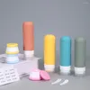 Storage Bottles Dispensing For Travel Easy To Clean Reusable Portable Dispenser Bottle Set With Wide Opening Creams