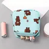 Sacs à cosmétiques pour femmes, pochette mignonne pour serviettes hygiéniques, rangement de serviettes, organisateur de maquillage Portable, porte-Tampon pour filles