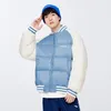 semir Down Jacket Men Oversize College Style Baseball Collar Jacket 2022 Winter New Sports Raglan Top Coat Z9Ih#