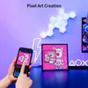 Divoom Pixoo 64 Digital Po Frame with 64*64 Pixel Art LED Picture Electronic Display BoardNeon Light Sign Home Decoration 240318