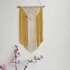 Tapissries 3 st Boho macrame vägg hängande dekor- vacker hemdekorativ konst för lägenhet sovsal rum