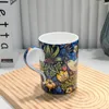 Kubki British Royal Worcester Strawberry Thief Mug Water Cup Box Pudełka na kawę i