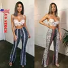 women Baggy Flared Pants Boho Style Floral Hippie Wide Leg Gypsy Palazzo Casual Trousers Printed Bell-bottomed Trousers 29DS#