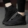 Zapatos de Fitness para hombre y mujer, zapatillas de deporte cálidas para correr, de goma, para correr, descalzos, impermeables, antideslizantes, transpirables para caminar al aire libre