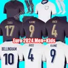 3xl 4xl يورو 24 25 قميص كرة قدم Bellingham كرة القدم قمصان Saka Foden England Rashford Sterling Grealish Kane Football Shirt Kids Kids Tops Tops