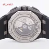 Наручные часы Highend AP Royal Oak Offshore 26400AU Мужские часы Черное керамическое кольцо из кованого углерода Автоматические машины Швейцарские спортивные часы Всемирно известные часы