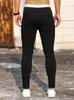Spring Hip Hop Pants Stretch Men's Slim Ripped Trousers Black Classic Streetwear Casual Designer Cowboy pojkvän Jeans för män R0i2#