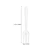 Disposable Flatware 100 Pcs Serving Utensils Convenient Steak Forks Plastic Tableware Salad Party Dinner Tools Cutlery