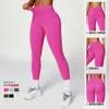 Lu Align Pant Curve Sirena Leggings stringenti da donna Cintura alta addominale Sollevamento fianchi Levigatura Pantaloni da yoga Asciugatura rapida Pantaloni da corsa Fitness Leggings da palestra Fit Limone S