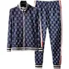 24ss Fashion Men's Designer Sportswear Set Encourage Men's Letter Slim Fit Clothing Set Costume Runway GU Luxury Sports Pants M-3XL