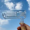 Freeze Pipes Coil Bubbler Glass Bongs Percolator Filter Hookah Attachment