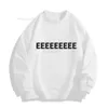 Senaste version 2024 Fashion Designer Men Womens esss Solid Color Sweatshirt Overdimensionerade LongSleeved Hoodie Sweatshirts Size S4XL S