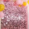 Albums 18 pièces toile de fond murale scintillante panneaux de paillettes carrés décor pour les décorations de la saint-valentin anniversaire mariage enterrement de vie de jeune fille 30*30 cm