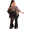 Wmstar Plus Größe Jeans Frauen Bodycon Stretch Solide Taschen Hohe Taille Mode Denim Ausgestelltes Hosen Großhandel Drop 240315