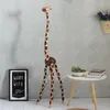 Lampadaires L Petite lampe de table Girafe Cadeau Noix de Coco Charbon Chambre Chevet Net Ambiance Rouge Fait Main