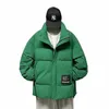 Japanische Revers Kurze Verdickte Arbeitskleidung Mantel Jacke männer Lose Beiläufige High Street Einfache Mantel Unten Jacken Männliche Kleidung b5fj #