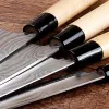 Noże 4PCS Japońskie kuchenne noży szefów kuchni Zestaw ryb santoku ostre sceny noża do cięcia narzędzia do gotowania