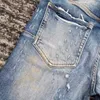 Jeans pour hommes Men Distressed Skinny Lt Indigo