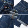 2023 Printemps Automne Nouveaux hommes Slim Straight Denim Jeans Premium Vêtements de sport Simple Cott Stretch Jeans de poids moyen Cowboy a2bM #