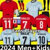 24 25 Portuguesa Portugal Soccer Jerseys FERNANDES RONALDO Cristiano Portugieser 2024 Euro Cup Football Shirts Hommes Enfants Kit Équipe B.FERNANDES JOAO FELIX Al Nassr FC